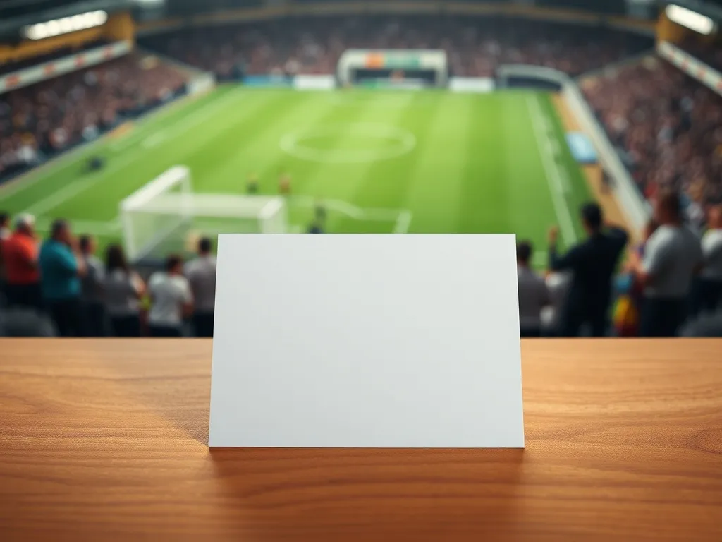 Co oznacza biała kartka w piłce nożnej? Wyjaśniamy zasady